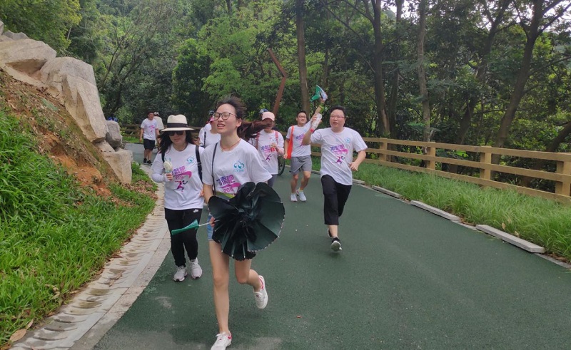 攜手并進·沖刺2019|MG不朽情緣物里營銷中心登山拓展活動圓滿結束!